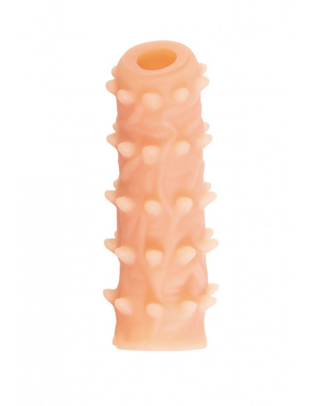 Фаллоувеличитель с открытой головкой KOKOS NUDE SLEEVE S 10 см