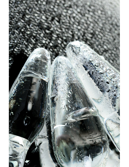 Набор анальных втулок Sexus Glass стекло прозрачный 14/12,5/12см Ø4/3,5/3см