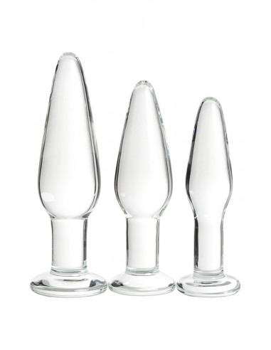 Набор анальных втулок Sexus Glass стекло...