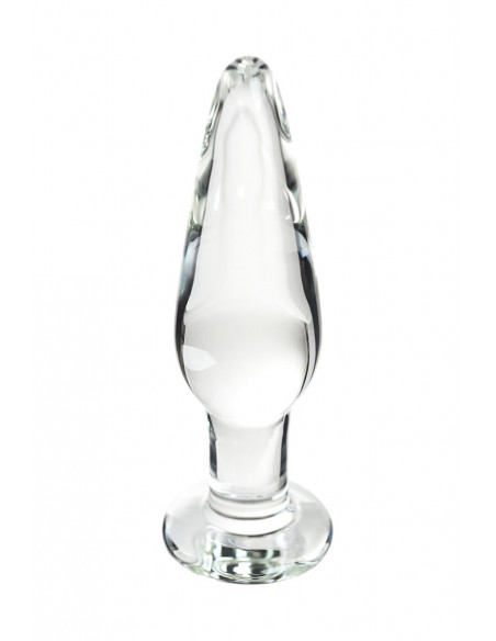 Набор анальных втулок Sexus Glass стекло прозрачный 14/12,5/12см Ø4/3,5/3см