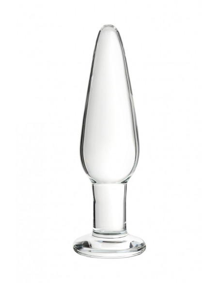 Набор анальных втулок Sexus Glass стекло прозрачный 14/12,5/12см Ø4/3,5/3см