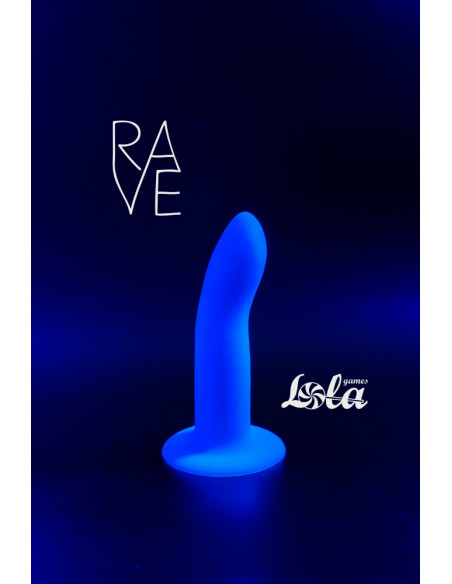 Светящийся в темноте дилдо Rave Light Keeper /12х2,8 см/