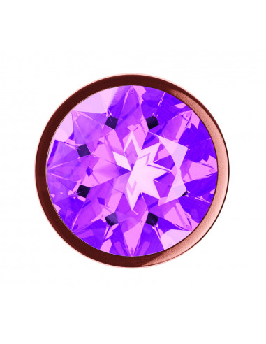 Анальный страз Diamond Amethyst Shine L Розовое...