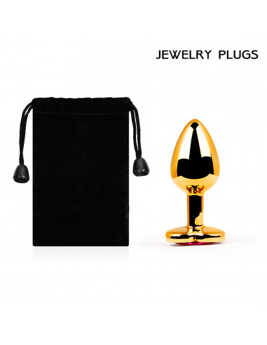 Анальный страз GOLDEN PLUG SMALL металл/стекло...
