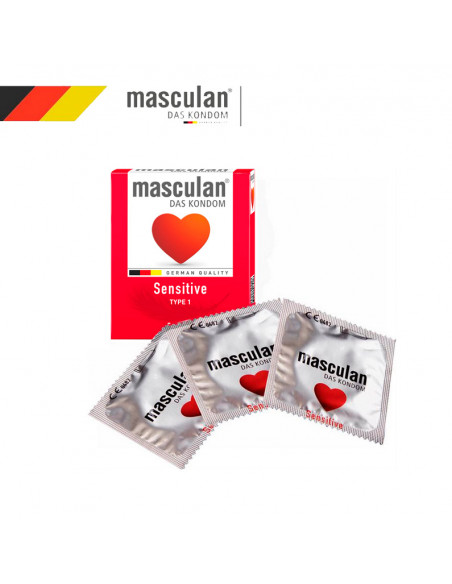Masculan Sensitive plus №3 нежные презервативы