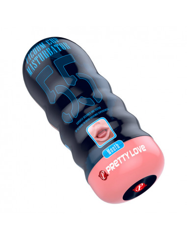 Мастурбатор-рот в тубе Vacuum Cup Masturbator...