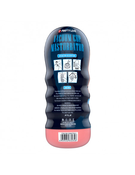 Мастурбатор-рот в тубе Vacuum Cup Masturbator 55 Mouth /18 см/