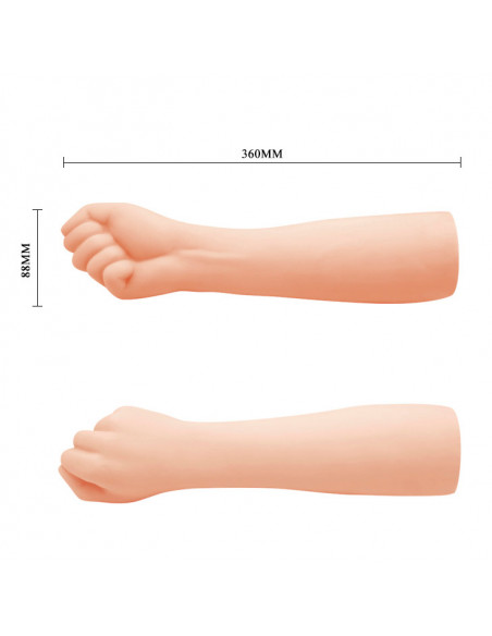 Рука для фистинга Pretty Love Liron Fist телесный /36х8,8 см/