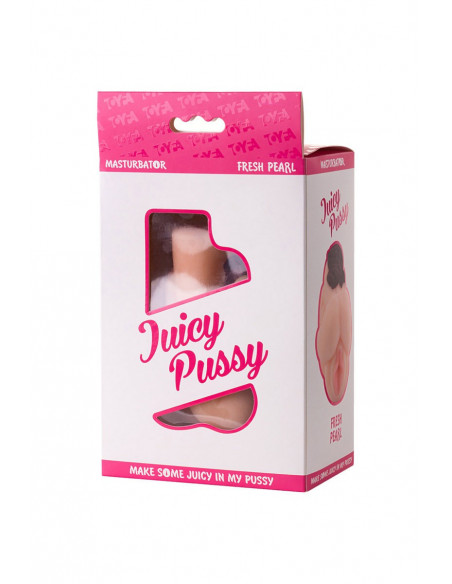 Мастурбатор-Вагина Juicy Pussy by TOYFA Fresh Pearl фигурный: девушка лежа на животе 13 см