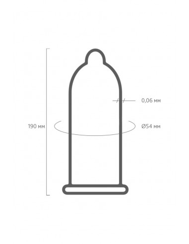 LUXE ROYAL XXL Size №3 гладкие презервативы...