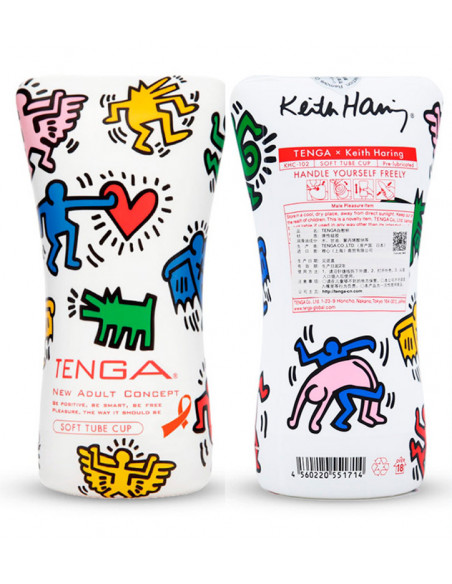 Мастурбатор TENGA×Keith Haring Soft Tube CUP