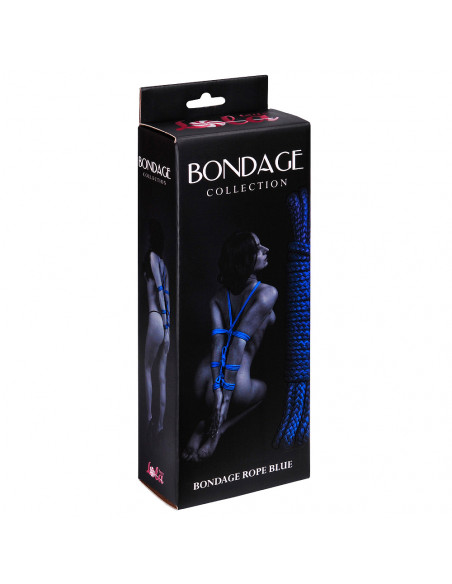 Веревка для связывания Lola Games Bondage Collection Blue 9м