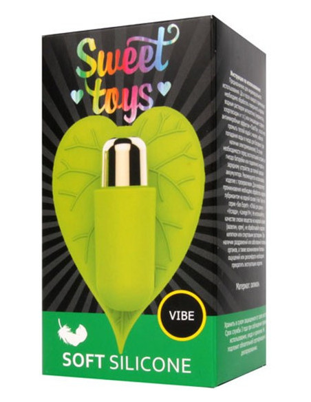 Мини вибратор-лепесток Sweet Toys для стимуляции эрогенных зон /8х5,5см/