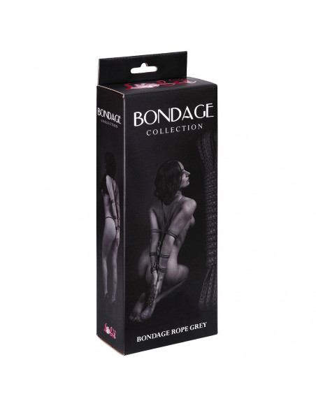 Веревка для связывания Lola Games Bondage Collection Grey 9м