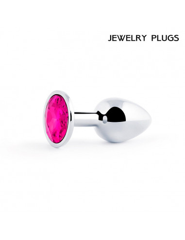 Анальный страз SILVER PLUG SMALL металл/стекло...