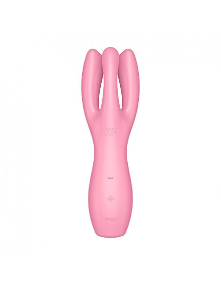 Вибростимулятор эрогенных зон Satisfyer Threesome 3 Pink Connect App