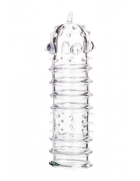 Насадка на пенис A-Toys by TOYFA Tark TPR прозрачный 15,3 см