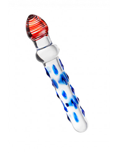Фаллоимитатор двухсторонний Sexus Glass стекло...