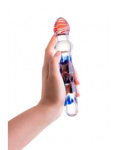 Фаллоимитатор двухсторонний Sexus Glass стекло...