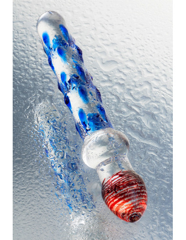 Фаллоимитатор двухсторонний Sexus Glass стекло...