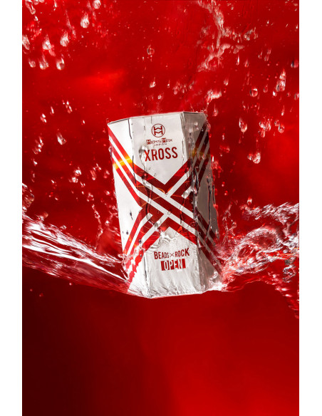Мастурбатор MensMax XROSS BEADS×ROCK OPEN 2 входа TPE /14см/