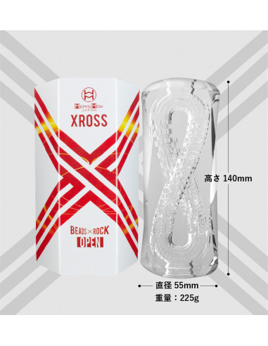 Мастурбатор MensMax XROSS BEADS×ROCK OPEN 2...