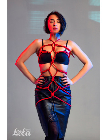 Веревка Party Hard Tender Red 10м