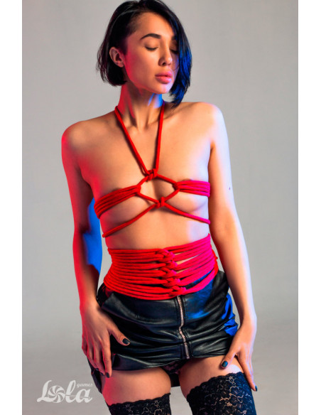 Веревка Party Hard Tender Red 10м