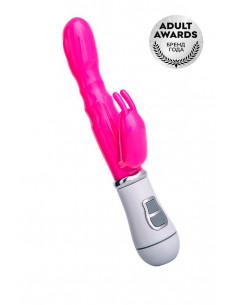Вибратор Кролик A-Toys с клиторальным стимулятором 10...