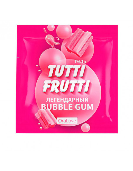 Гель оральный TUTTI-FRUTTI BUBBLE GUM 4г