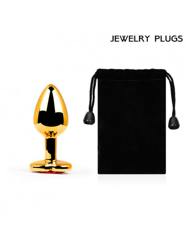 Анальный страз GOLDEN PLUG SMALL металл/стекло...