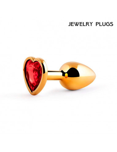 Анальный страз GOLDEN PLUG SMALL металл/стекло...