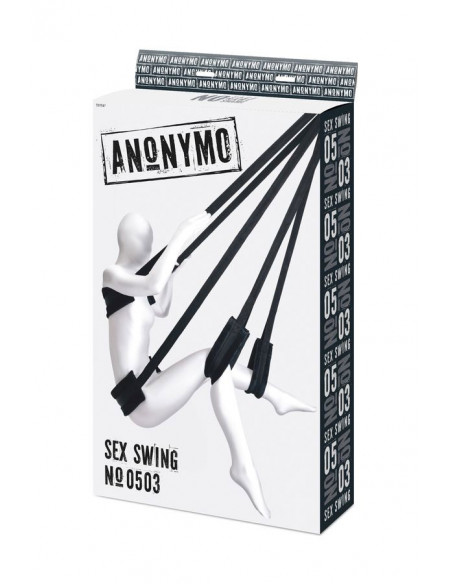 Секс-качели Anonymo велюр черные