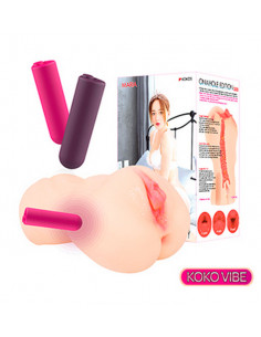 Мастурбатор с вибропулей KOKOS HAND SLEEVE XL ONAHOLE...