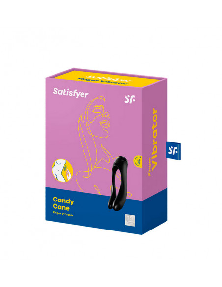 Многофункциональный стимулятор для пар Satisfyer Partner Candy Cane черный