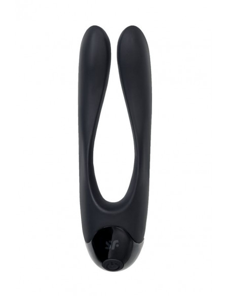 Многофункциональный стимулятор для пар Satisfyer Partner Candy Cane черный