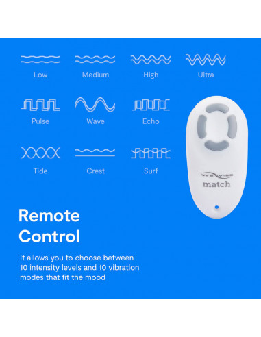 Вибратор для пар We-Vibe Match с пультом ДУ