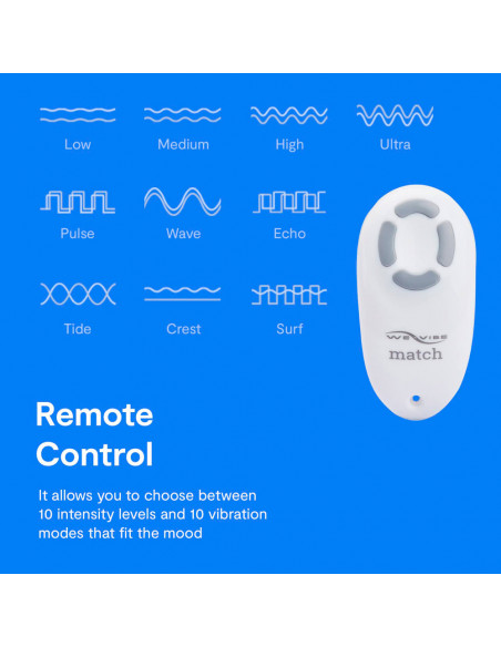 Вибратор для пар We-Vibe Match с пультом ДУ