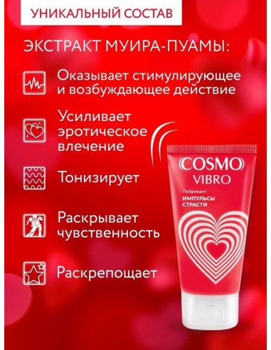 Жидкий Вибратор COSMO VIBRO Импульсы Страсти 50г