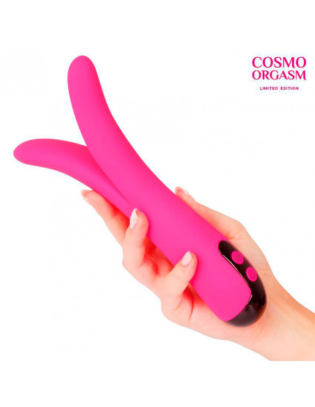 Универсальный вибромассажер COSMO ORGASM Limited Edition USB розовый /13 см/
