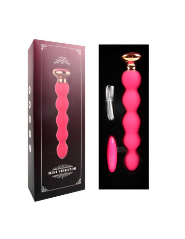 Анальный вибромассажер-ёлочка Mini Vibrator...
