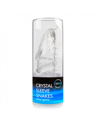 Насадка CRYSTAL SLEEVE SNAKES TPR в форме змеи...