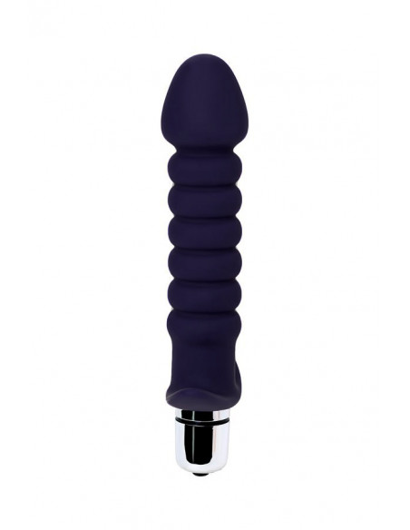 Анальная пробка с вибрацией Twisted Anal Plug Black /11х3 см/