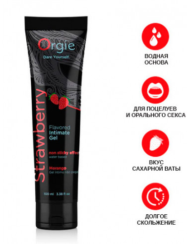 Съедобная гель-смазка ORGIE LUBE TUBE Клубника...