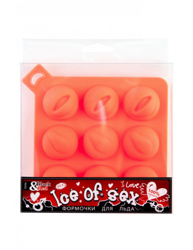 Форма для льда TOYFA Black&Red силикон...