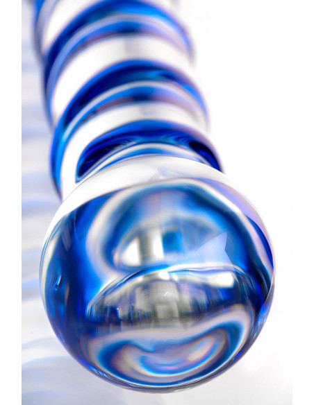 Фаллоимитатор двухсторонний из стекла Sexus Glass /19,2см/