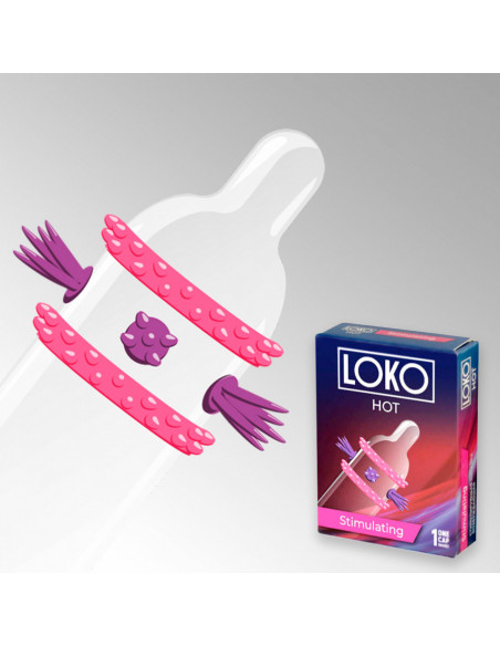 Насадка стимулирующая LOKO HOT Stimulating №1