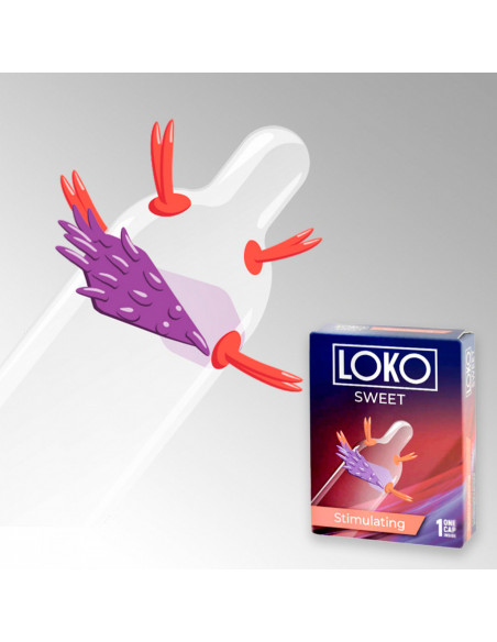 Насадка стимулирующая LOKO SWEET Stimulating №1