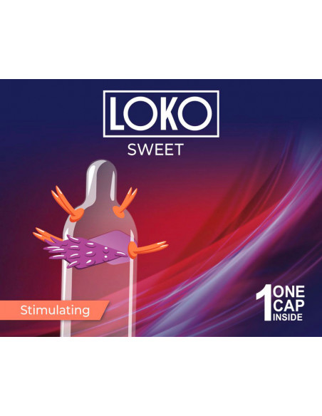 Насадка стимулирующая LOKO SWEET Stimulating №1