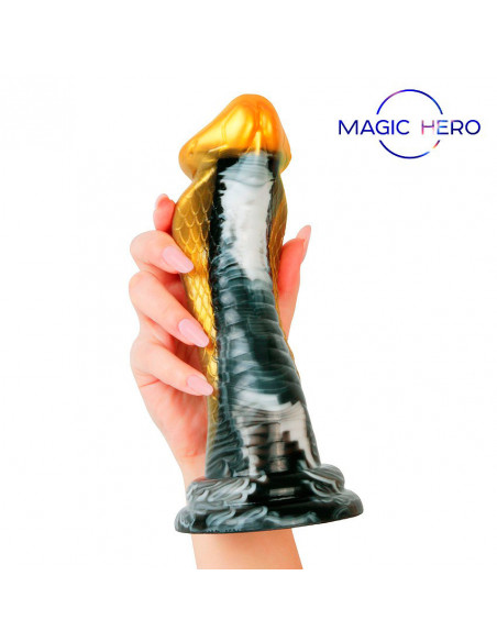 Фантазийный фаллоимитатор-кобра MAGIC HERO SILICON LOVE 22х6 см